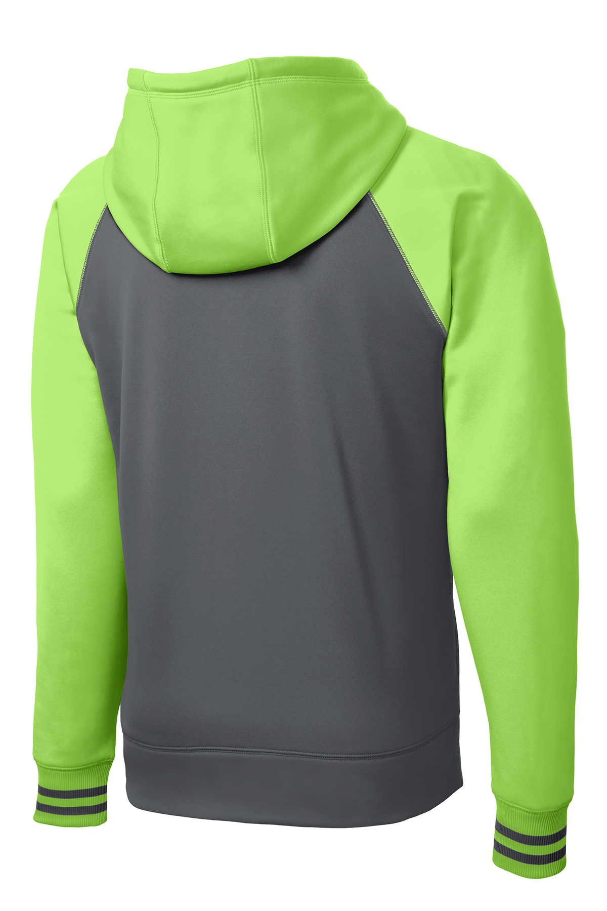 Hooded Zip-Up Jacket (Lime Green, Gray) | Campus Bookstore