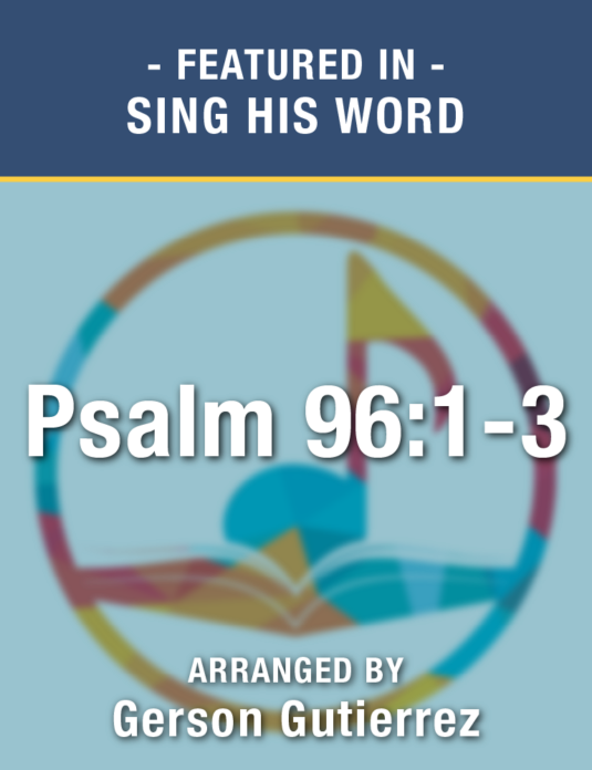Psalm 96:1-3 (Sheet Music) - Digital Download